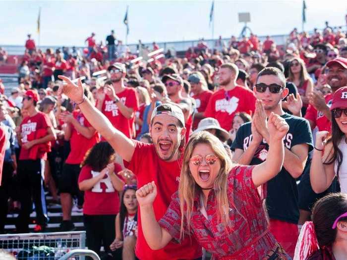 41 (tie). Rutgers - The State University of New Jersey, New Brunswick