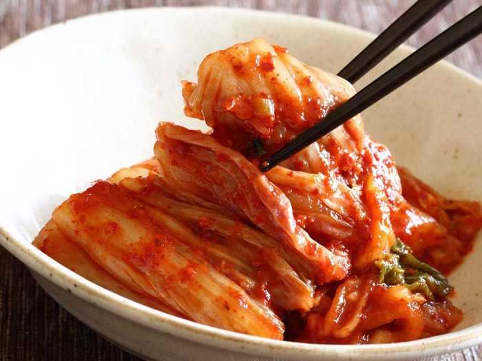 Throw in some kimchi for a salty and spicy flavor.