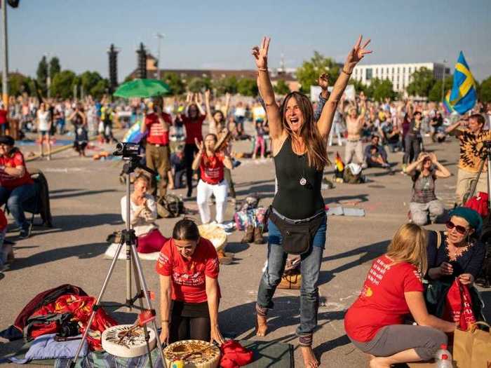 Though the country is reopening, thousands of Germans gathered in large cities, from Stuttgart to Berlin, over the past two weekends to protest lockdown measures still in place.