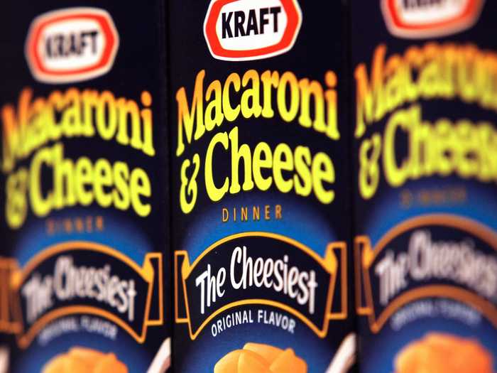 Kraft was the first company to patent the processed cheese powder that would make its product famous.