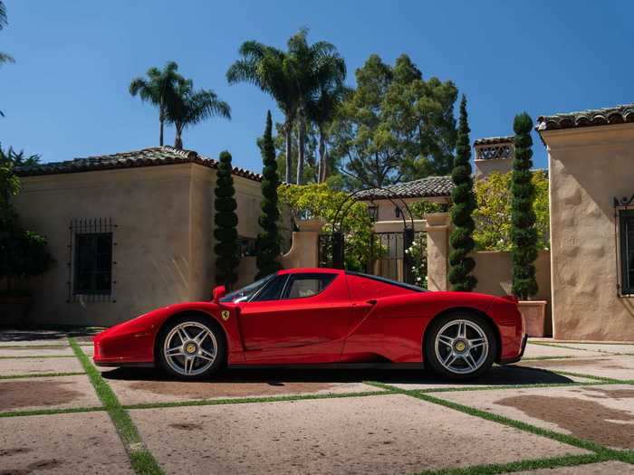 The Ferrari Enzo officially debuted at the 2002 Paris Motor Show.