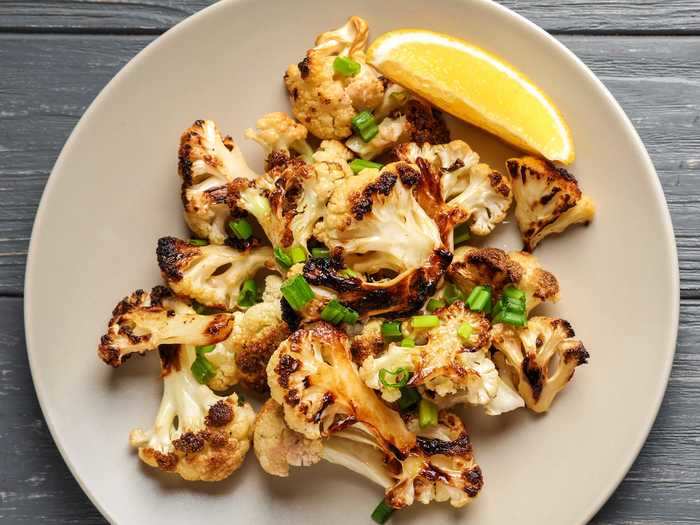 Cauliflower is a great low-calorie vegetable that also helps fight off chronic disease.