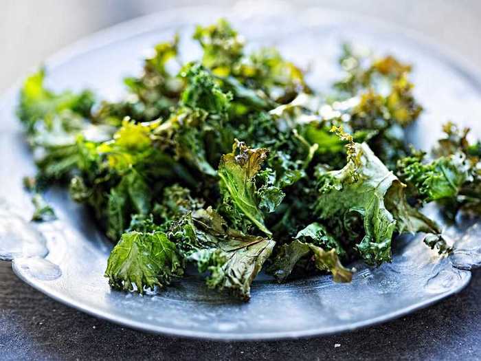 Kale has protein and fiber that will keep you feeling full and satisfied.