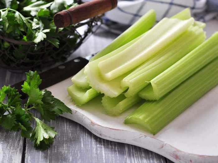 Even though celery is 95% water, it is loaded with health benefits.