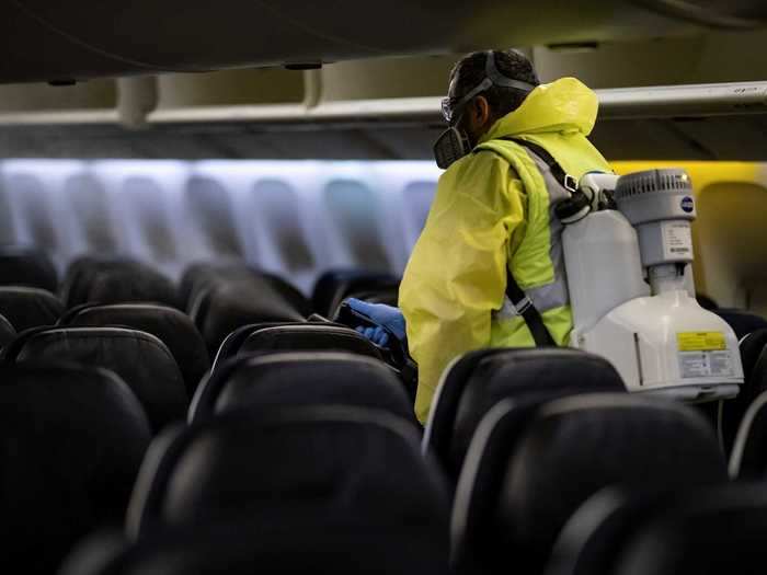 To protect passengers and crew members, disinfection has become a key step in the battle against the coronavirus.