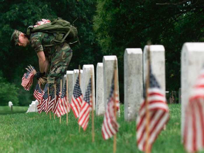 Of course, for American soldiers, Memorial Day has a meaning all its own.