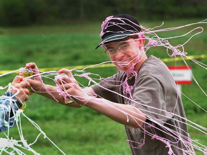 For some, the weekend is about having fun, like this boy in 1997.