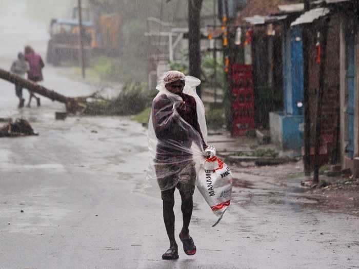 The cyclone came at a time when India was anticipating its peak of coronavirus cases.