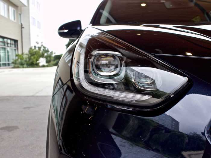 Details and safety ratings: High on tech and high on price, scattered headlight quality