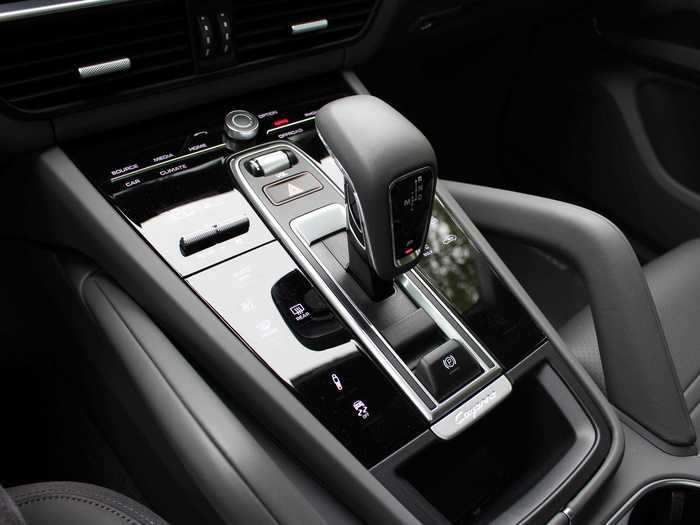 The power is sent to the all-wheel-drive system through an eight-speed automatic with a manual-shifting option.