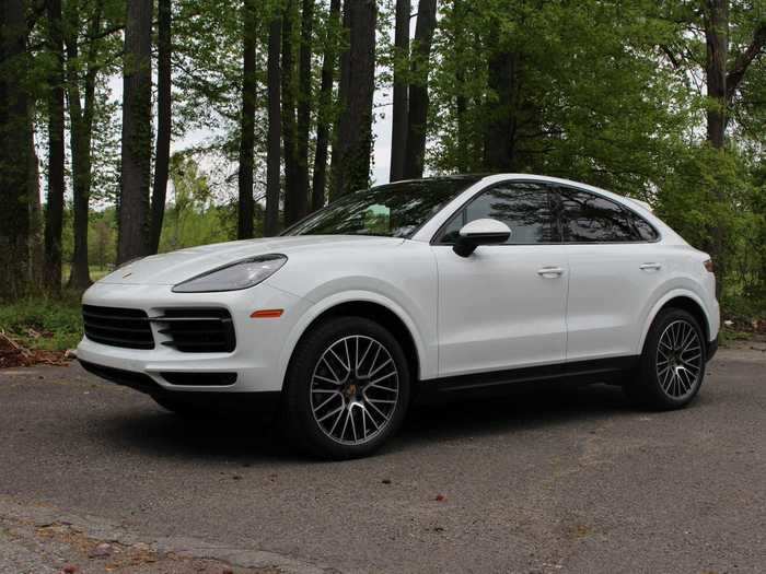 Greetings, 2020 Porsche Cayenne Coupé, in an $800 White Metallic paint job. The base price for my test car was $75,300, but options took the sticker to $86,090.