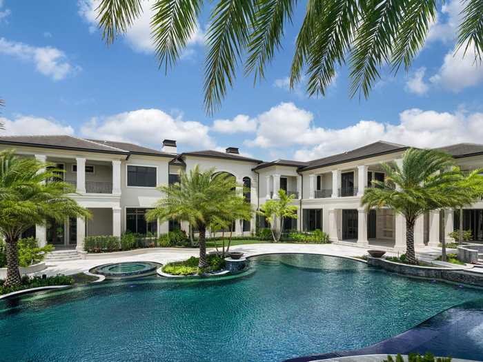 This Delray Beach mansion just hit the market for $23.5 million. It sits on 2.5 acres of land.