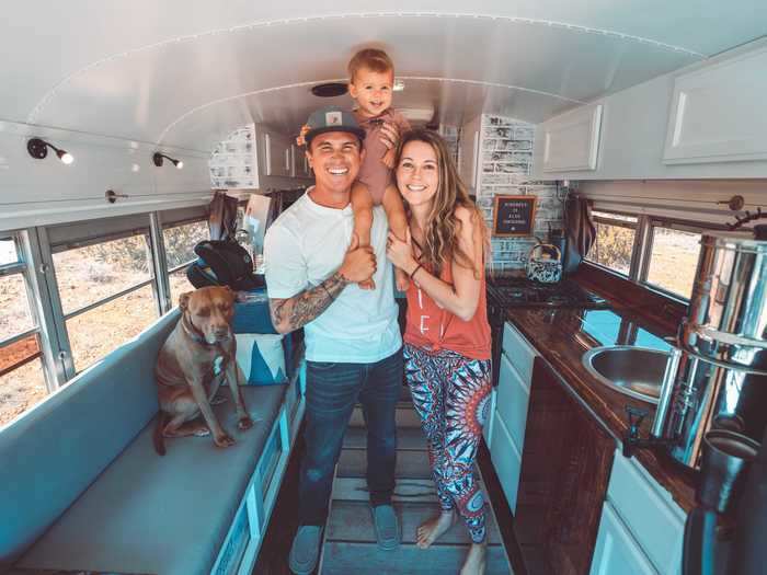 Will and Kristin told Insider that Roam liked van life right away.