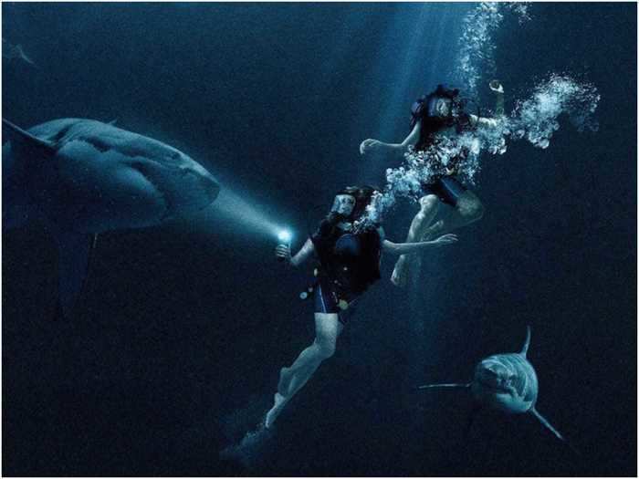 "47 Meters Down" mostly takes place in a deep part of the ocean.
