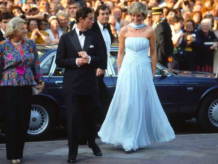 Princess Diana made a royal entrance at the Cannes Film Festival in 1987.