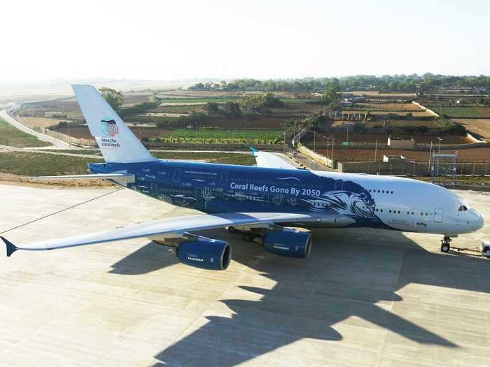 The Super Jumbo is now back in Portugal, awaiting its next mission.