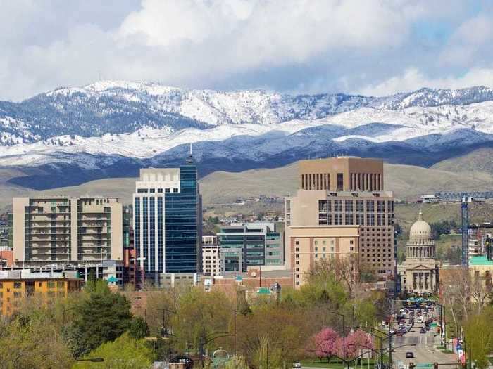 Boise, Idaho, is the second-best city for staying put this summer.