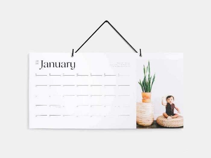 A calendar to get them excited about their new date