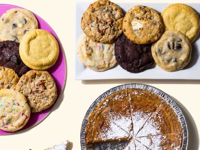 A box of sweet treats