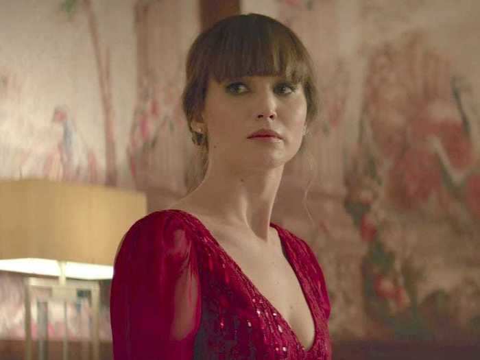 Jennifer Lawrence starred in the movie adaptation of the spy thriller "Red Sparrow" (2018).