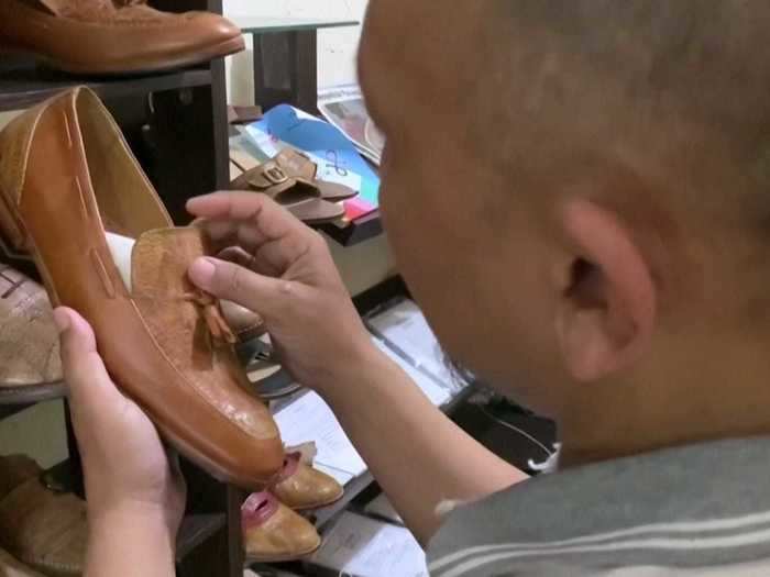 One customer told Reuters, "we always think of chicken feet being used to make food or chips, but this is used as material for shoes. It is curious, interesting, and unique, too."