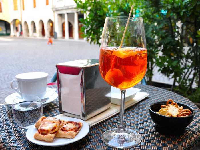 For an Aperol spritz, of course, you