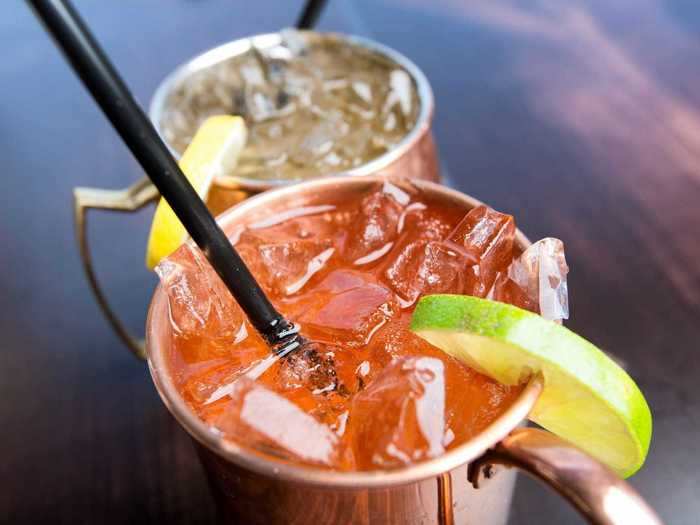 A Moscow mule is easy to make if you have vodka and ginger beer.