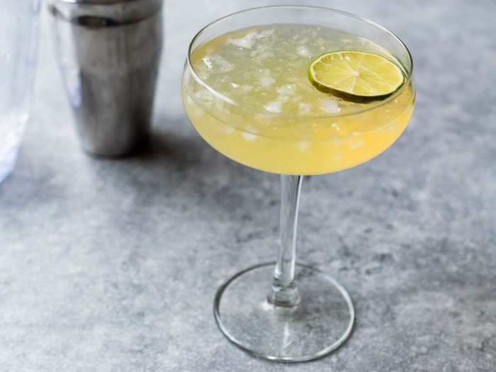 A gimlet is typically made with gin, but, if you don