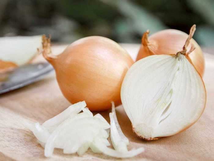 Similar to melons, if onions are sliced, place them in the refrigerator. But if they are whole, the fridge will only make them mushy and moldy.