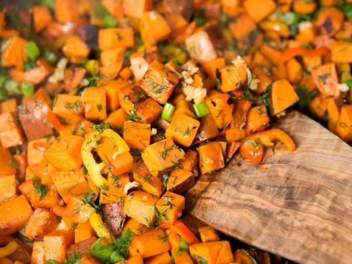 You can also use sweet potatoes for a different taste.