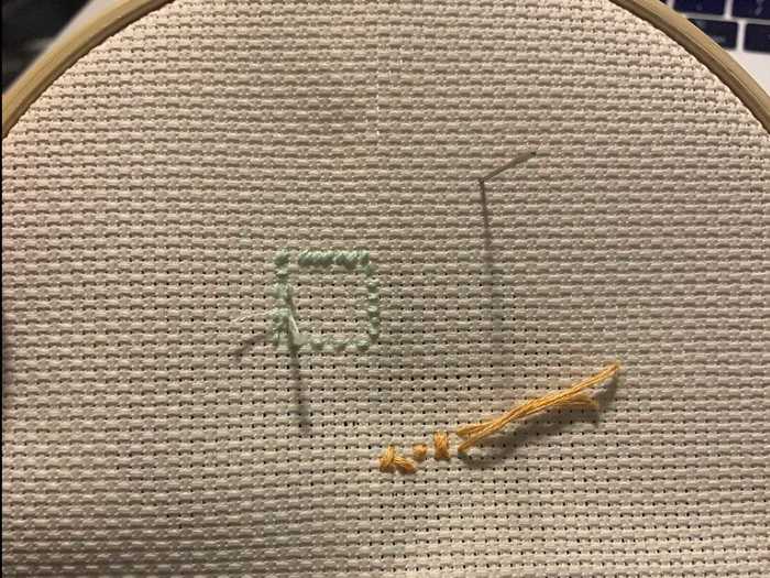 In the pursuit of new hobbies, I thought cross stitch sounded fun ...