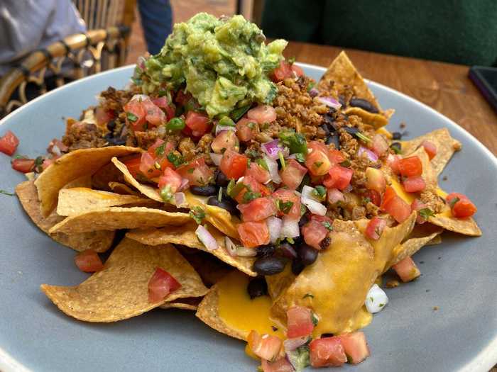 Nachos are a tasty snack that can be ready in seconds.