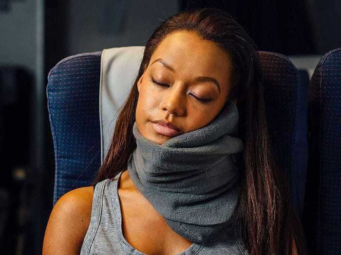 A travel pillow so you can finally fall asleep on your flight