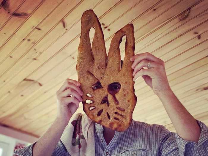 This was supposed to be a fun and festive bunny-shaped bread for Easter.