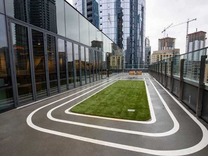 A rooftop deck is a safe way to get fresh air.