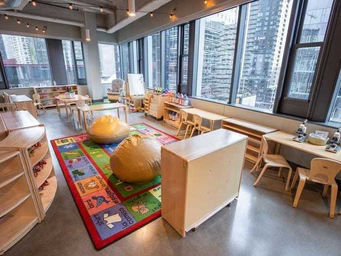 It also has rec spaces for kids of all ages, including a children