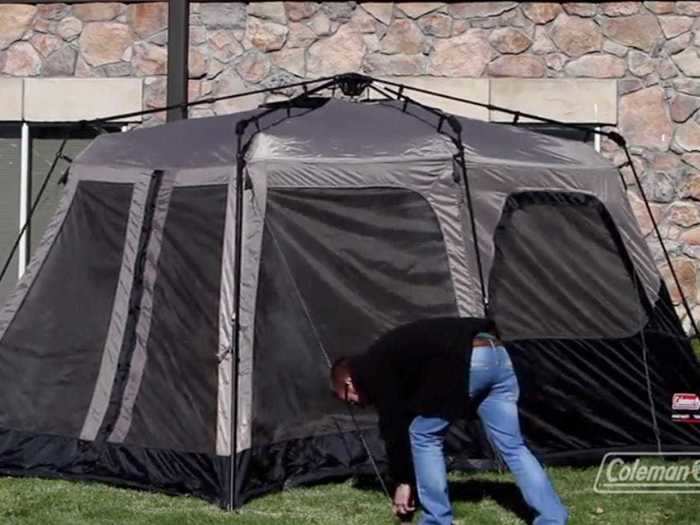 A tent large enough for the family