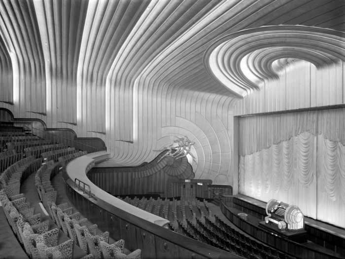 Post-nickelodeon movie theaters were designed to be glamorous.