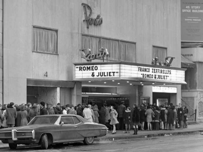 Most movie theaters in the early 1900s only had one screen so only one film could be shown at once.