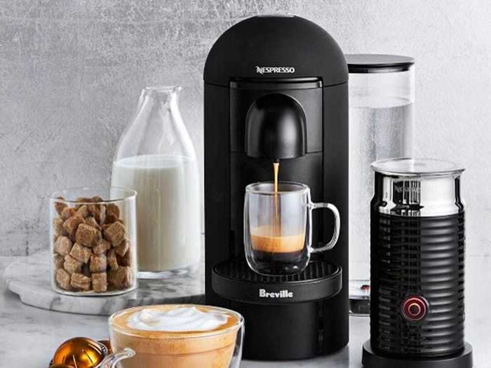 A Nespresso coffee maker