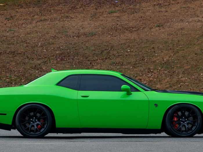 The lime-green Hellcat up for sale is essentially brand new, with only 51 miles on the clock.