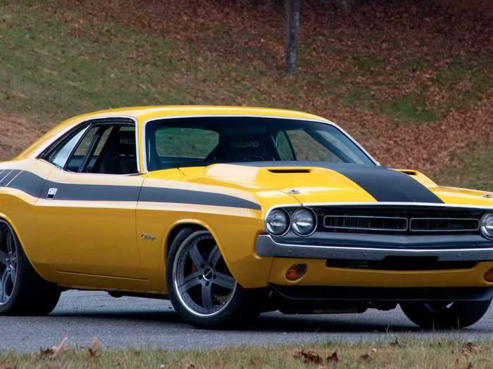 Also up for sale is a restomodded 1971 Dodge Challenger good for a ridiculous 760 horsepower, according to Mecum.