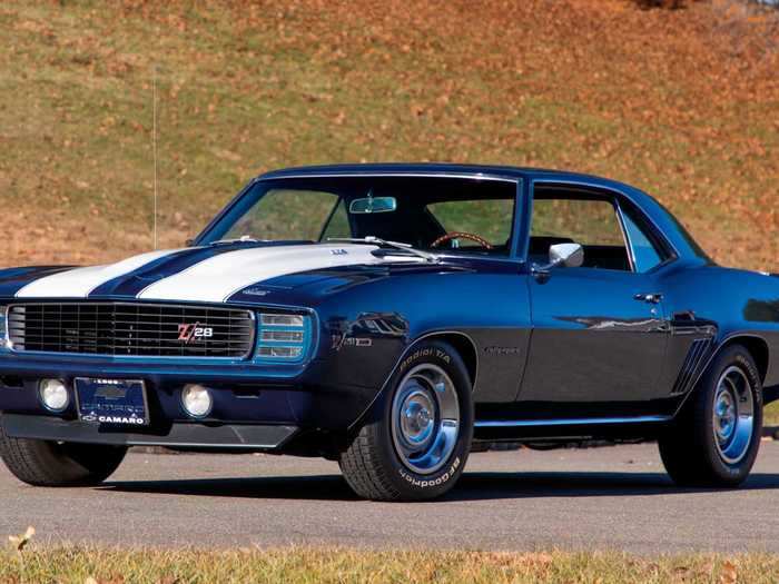 ... including a 1969 model with the high-performance Z28 package ...