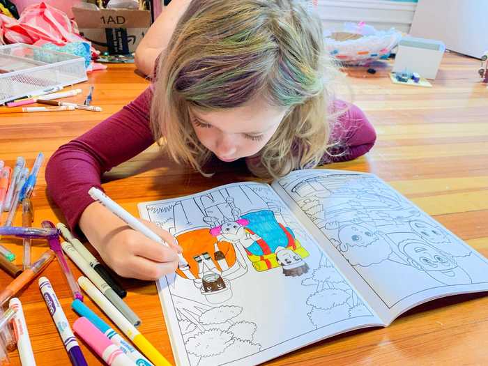 Loewen also published a coloring book about LGBTQIA+ families in March called "The True Colors of Family."