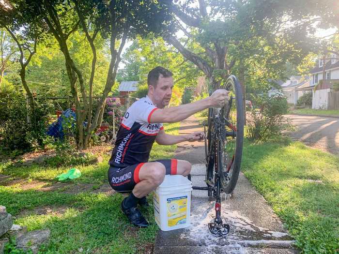 Taking the time to properly maintain his bike makes the experience of riding better, Loewen told Business Insider.