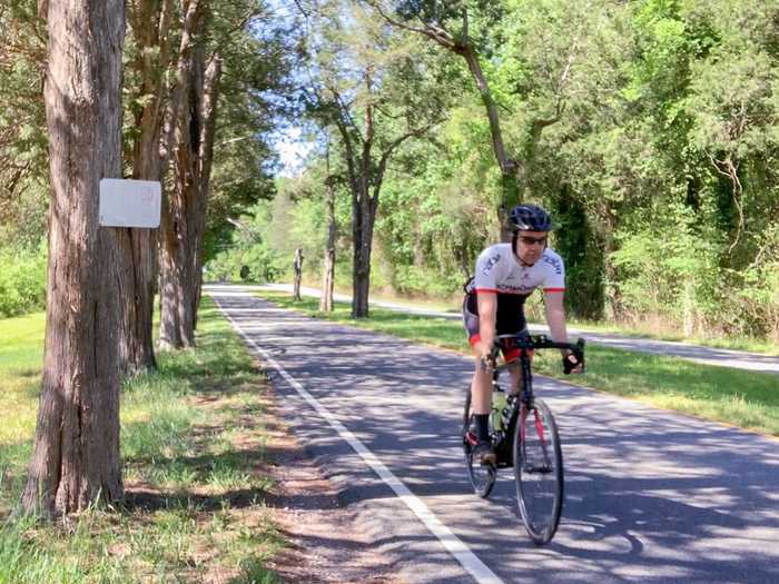 Several times a week, Loewen will break up his day with a bike ride to refresh his mind.