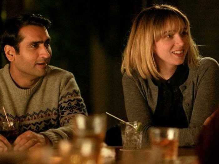 "The Big Sick" (2017) starred Kumail Nanjiani, whose real-life relationship inspired the film.