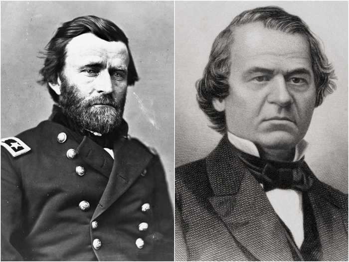 Andrew Johnson refused to attend the inauguration of his successor Ulysses S. Grant.
