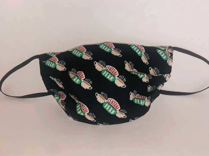 You can buy another "Friends"-inspired face mask that features the Central Perk logo.