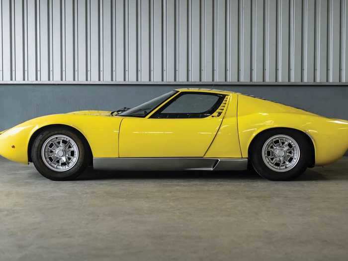 The Miura is also recognized as the world’s first supercar.